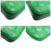 Load image into Gallery viewer, GUCCI Leather Shoulder Bag Green