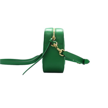 Load image into Gallery viewer, GUCCI Leather Shoulder Bag Green