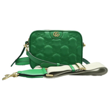 Load image into Gallery viewer, GUCCI Leather Shoulder Bag Green