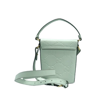 Load image into Gallery viewer, GUCCI Leather Satchel Bag Green