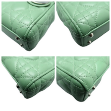 Load image into Gallery viewer, Christian Dior Lady Dior Leather Satchel Bag Green
