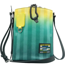 Load image into Gallery viewer, LOUIS VUITTON Sac Marin Canvas Shoulder Bag Green