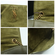 Load image into Gallery viewer, Yves Saint Laurent Reversible kate Leather Shoulder Bag Green