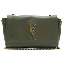 Load image into Gallery viewer, Yves Saint Laurent Reversible kate Leather Shoulder Bag Green