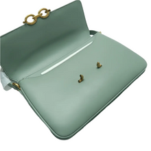 Load image into Gallery viewer, Yves Saint Laurent Leather Shoulder Bag Green