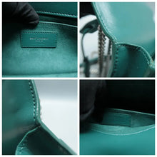 Load image into Gallery viewer, Yves Saint Laurent Sunset Leather Crossbody Bag Green