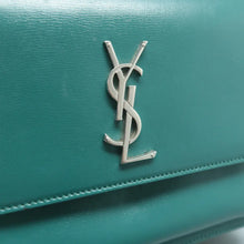 Load image into Gallery viewer, Yves Saint Laurent Sunset Leather Crossbody Bag Green