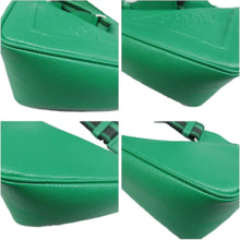 Load image into Gallery viewer, Prada Triangle Grace Lux Calfskin Leather Shoulder Bag Green