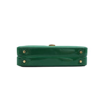 Load image into Gallery viewer, Gucci Patent Sylvie 1969 Satchel Green