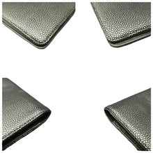 Load image into Gallery viewer, Chanel Timeless CC Yen Caviar Leather Wallet Grey