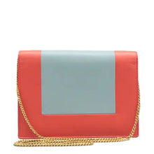 Load image into Gallery viewer, Celine Frame Smooth Lambskin Evening Chain Shoulder Bag Pink