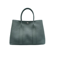 Load image into Gallery viewer, Hermes Garden Party 30  Leather Tote Bag Grey