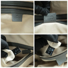 Load image into Gallery viewer, GUCCI Leather Shoulder Bag Grey