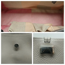 Load image into Gallery viewer, GUCCI Leather Satchel Bag Grey