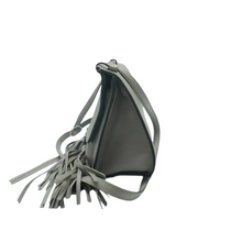 Load image into Gallery viewer, GUCCI Leather Satchel Bag Grey