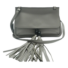Load image into Gallery viewer, GUCCI Leather Satchel Bag Grey