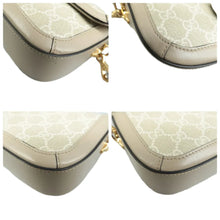 Load image into Gallery viewer, Gucci Horsebit 1955 GG Supreme Canvas Shoulder Bag Grey