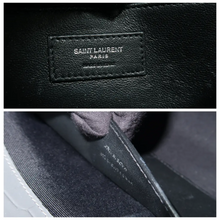 Load image into Gallery viewer, Yves Saint Laurent Kate Monogramme Tassel Leather Shoulder Bag Grey