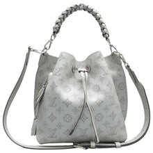 Load image into Gallery viewer, Louis Vuitton Muria Monogram Leather Satchel Bag Grey