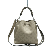 Load image into Gallery viewer, Louis Vuitton Muria Monogram Leather Satchel Bag Grey