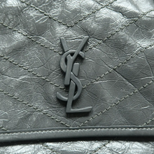 Load image into Gallery viewer, Yves Saint Laurent Niki Leather Shoulder Bag Grey