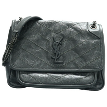 Load image into Gallery viewer, Yves Saint Laurent Niki Leather Shoulder Bag Grey