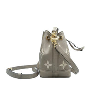 Load image into Gallery viewer, Louis Vuitton Noe Monogram Leather Shoulder Bag Grey