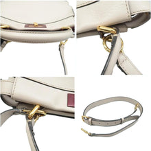 Load image into Gallery viewer, Fendi Peekaboo Leather Shoulder Bag Grey
