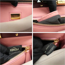 Load image into Gallery viewer, Fendi Peekaboo Leather Shoulder Bag Grey