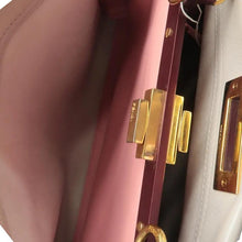 Load image into Gallery viewer, Fendi Peekaboo Leather Shoulder Bag Grey