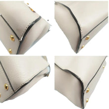 Load image into Gallery viewer, Fendi Peekaboo Leather Shoulder Bag Grey