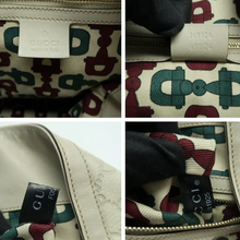 Load image into Gallery viewer, GUCCI Peggy Bamboo Leather Satchel Bag Ivory