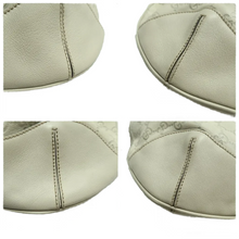 Load image into Gallery viewer, GUCCI Peggy Bamboo Leather Satchel Bag Ivory