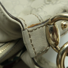 Load image into Gallery viewer, GUCCI Peggy Bamboo Leather Satchel Bag Ivory