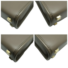 Load image into Gallery viewer, Fendi Sunshine Leather Satchel Bag Grey