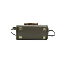 Load image into Gallery viewer, Fendi Sunshine Leather Satchel Bag Grey