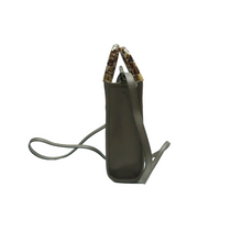 Load image into Gallery viewer, Fendi Sunshine Leather Satchel Bag Grey