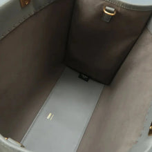 Load image into Gallery viewer, Fendi Sunshine Medium Leather Crossbody Tote Bag Grey