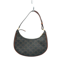 Load image into Gallery viewer, CELINE Triomphe Canvas  Shoulder Bag Grey