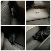 Load image into Gallery viewer, Fendi DotCom Click Chain Shiny Nappa Trapuntata Satchel Dust Grey
