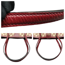 Load image into Gallery viewer, GUCCI Ophidia Shopping Straw Shoulder Bag Khaki