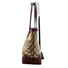 Load image into Gallery viewer, GUCCI Ophidia Shopping Straw Shoulder Bag Khaki