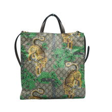 Load image into Gallery viewer, Gucci Bengal Tiger GG Supreme Tote Brown
