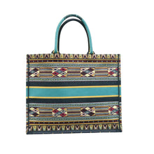 Load image into Gallery viewer, Christian Dior Dior Book Cloth Tote Bag Blue