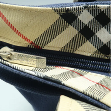 Load image into Gallery viewer, Burberry Fabric Shoulder Bag Navy