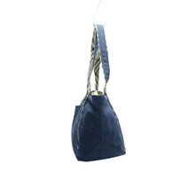 Load image into Gallery viewer, Burberry Fabric Shoulder Bag Navy