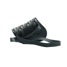 Load image into Gallery viewer, Christian DIOR Saddle Dior Oblique Fabric Crossbody bag Navy