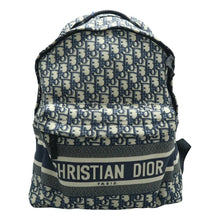 Load image into Gallery viewer, Christian Dior DiorTravel Canvas Backpack Navy