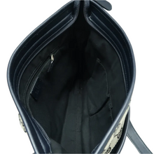 Load image into Gallery viewer, GUCCI Fabric Shoulder Bag Navy