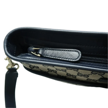 Load image into Gallery viewer, GUCCI Fabric Shoulder Bag Navy